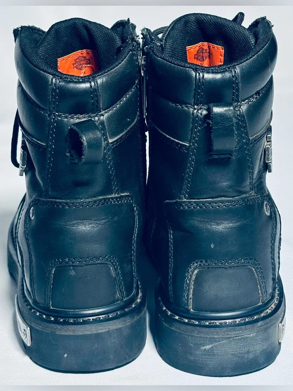 Harley Davidson Abercorn 7-inch Lace Up Motorcycle Boots Mens 9.5 D93340